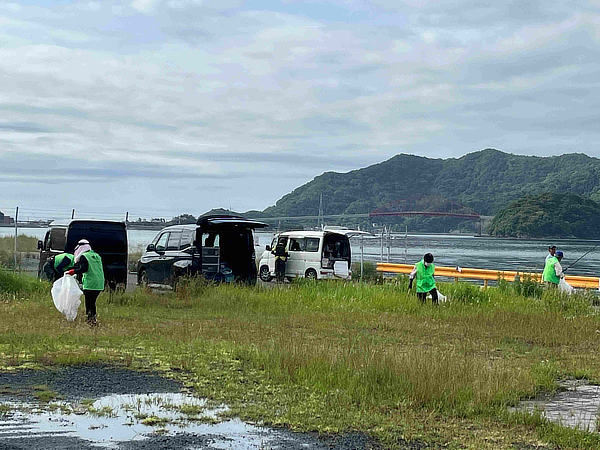 下松市第2埠頭清掃 風景